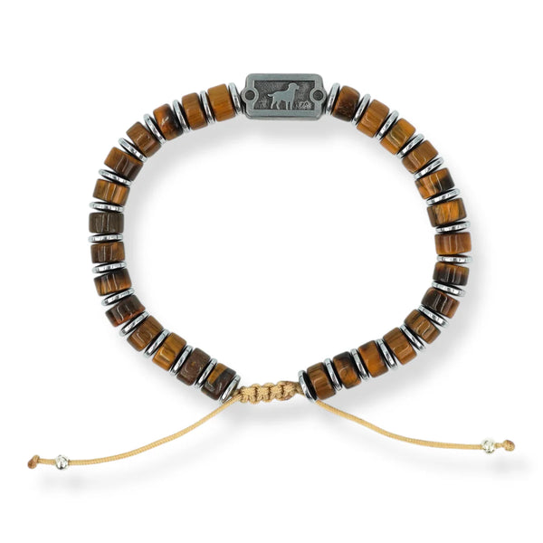 Good Dog Beaded Bracelet | Tiger's Eye | Sight Line Provisions