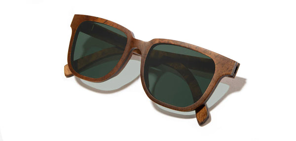 Prescott Wood Sunglasses | Redwood Burl | G15 Polarized | Shwood