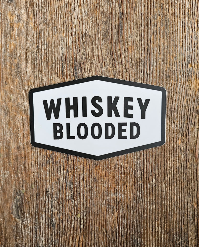 Sticker | Whiskey Blooded Shield | Manready Mercantile