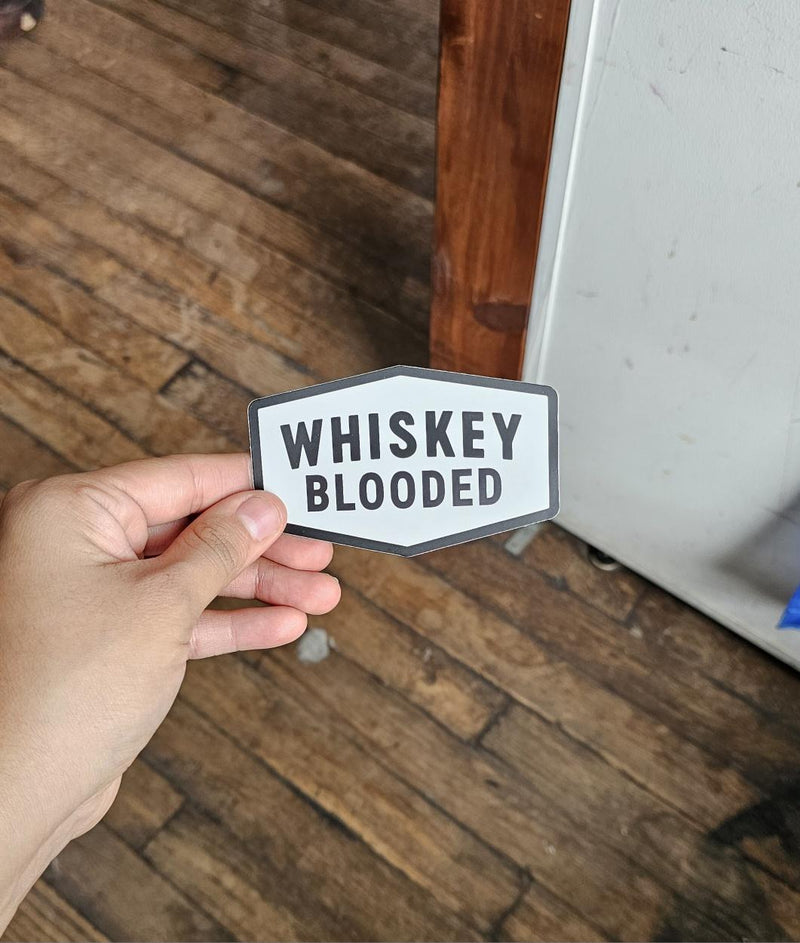 Sticker | Whiskey Blooded Shield | Manready Mercantile