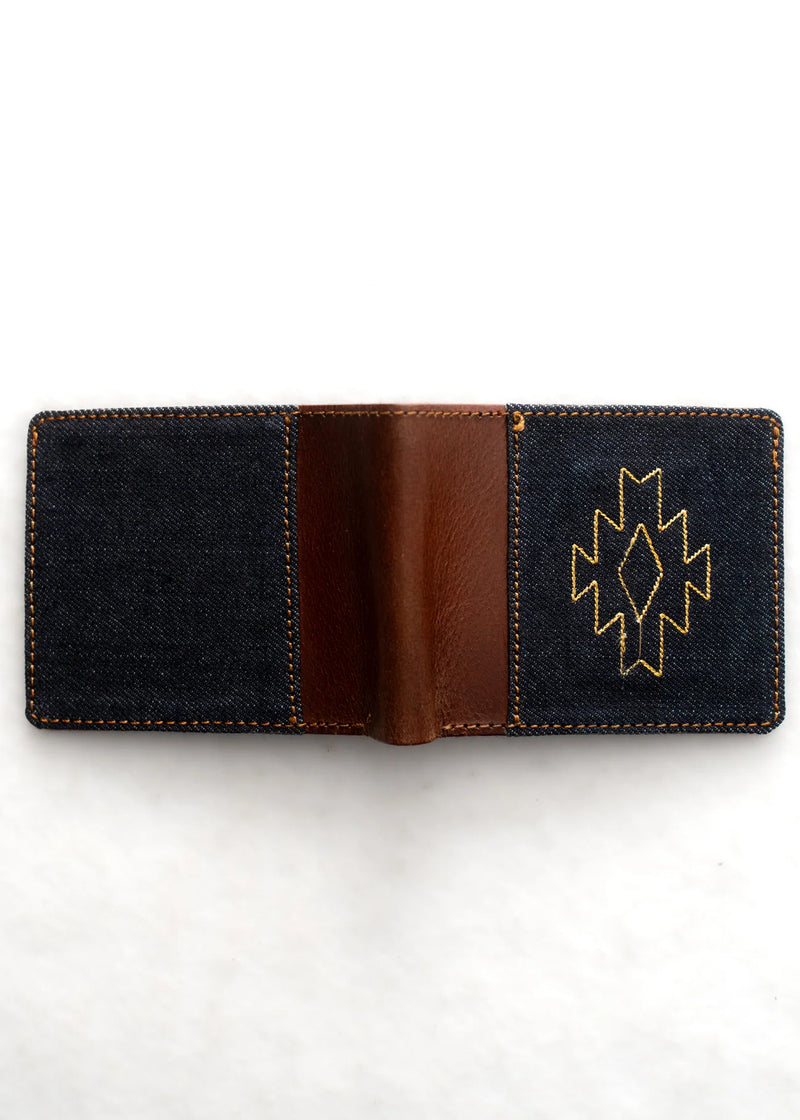 Rio Denim Wallet | Iron & Resin