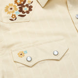 Crosscut Deluxe Shortsleeve Shirt | Flower Power Off White Dobby  | Howler Bros