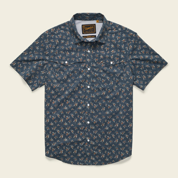 Open Country Tech Shirt | Rancher Floral | Dark Slate | Howler Bros