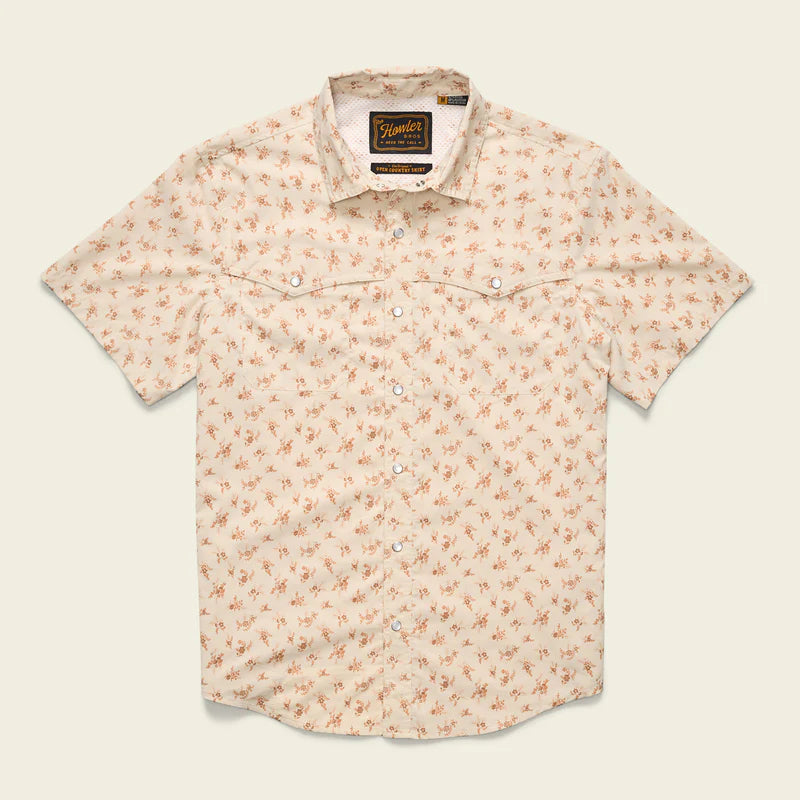 Open Country Tech Shirt | Rancher Floral | Sand | Howler Bros