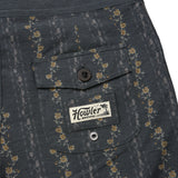 Bruja Boardshorts | Hibiscus Ribbons : Antique Black | Howler Bros