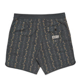 Bruja Boardshorts | Hibiscus Ribbons : Antique Black | Howler Bros