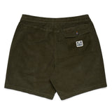 Pressure Drop Cord Shorts | Grid : Dark Olive | Howler Bros