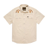 Crosscut Deluxe Shortsleeve Shirt | Fowl Play : Off White Dobby  | Howler Bros