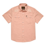 Crosscut Deluxe Shortsleeve Shirt | Seagrass : Coral Oxford  | Howler Bros