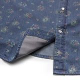 H Bar B Snapshirt | Bouquets : Washed Indigo | Howler Bros
