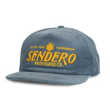 Logo Corduroy Hat | Blue/Yellow | Sendero Provisions Co.