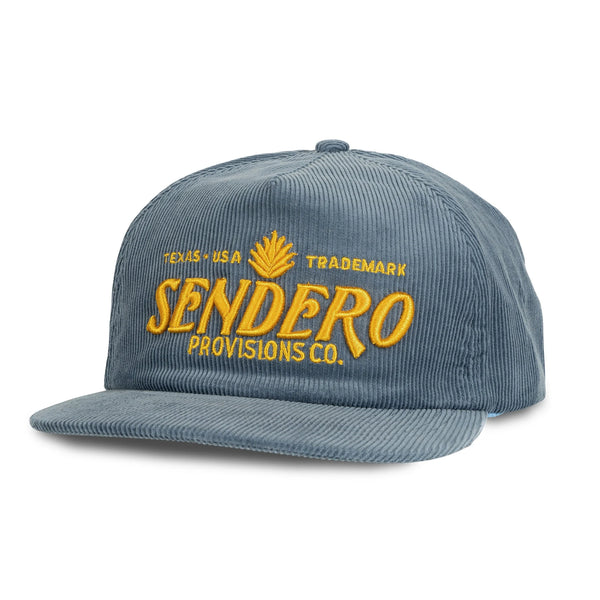 Logo Corduroy Hat | Blue/Yellow | Sendero Provisions Co.