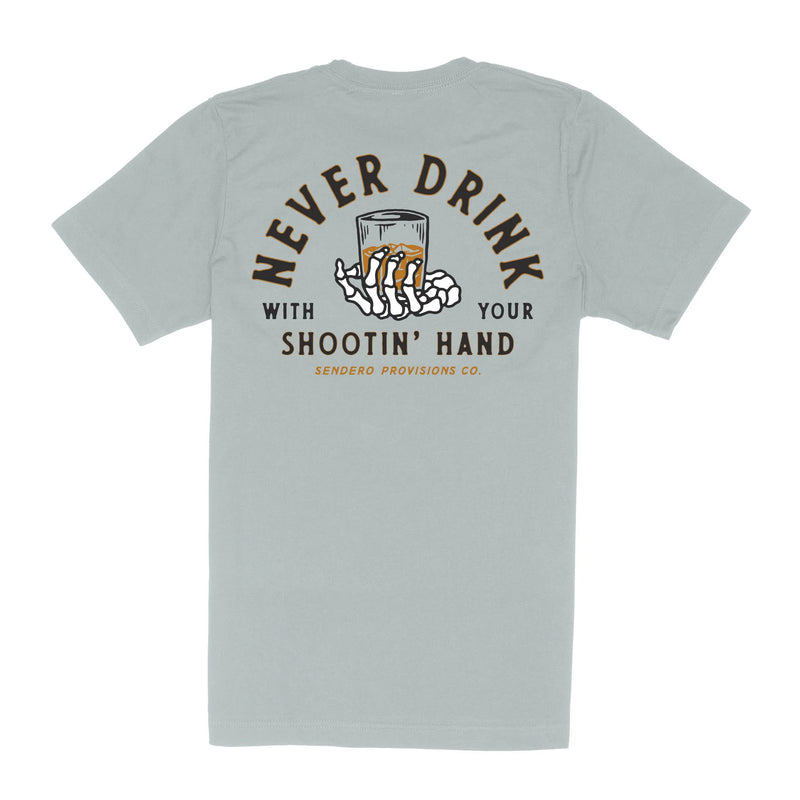 Shootin' Hand Tee | Big Sky Blue | Sendero Provisions Co