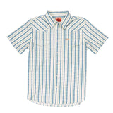 Serape Pearl Snap Short Sleeve | Teal | Sendero Provisions Co