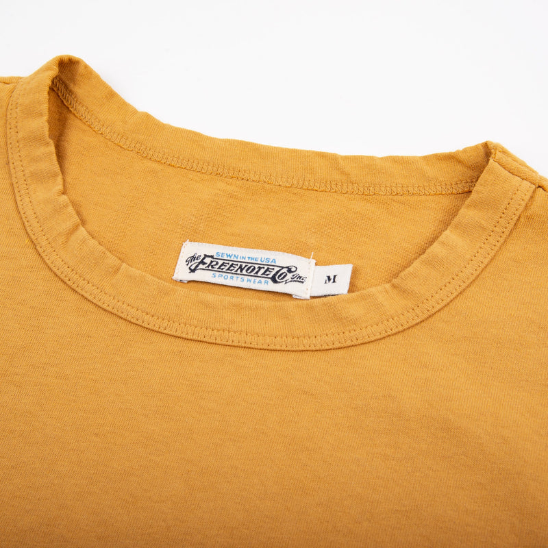 9 oz Pocket Tee | Mustard | Freenote Cloth