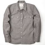 Modern Western Shirt | Harbor Grey Denim | Freenote Cloth