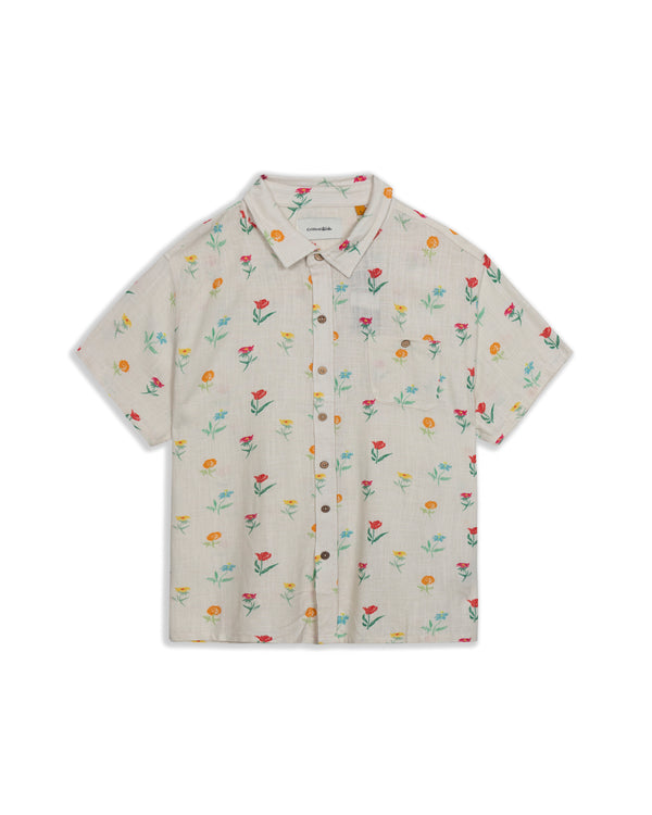 Redondo Resort Shirt | Ecru | Critical Slide