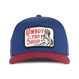 Cowboy Pro Shop Hat | Red/Navy | Sendero Provisions Co.