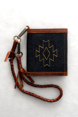 Santa Fe Denim Wallet | Iron & Resin