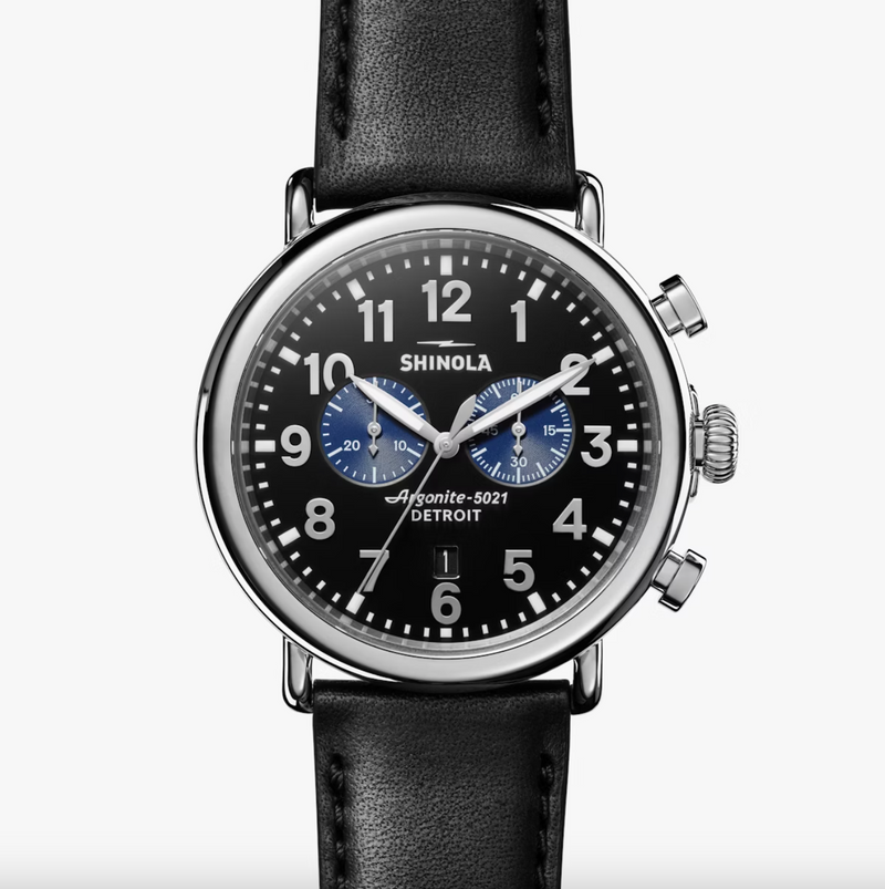 The Runwell Chronograph 47mm | Black | Shinola Detroit