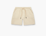 Ecru Porto Waffle Shorts | OAS Company