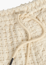 Ecru Porto Waffle Shorts | OAS Company