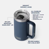 Rambler 24 oz Mug | Wetland Camo | YETI