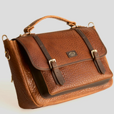 Bison CEO Messenger #935 | Bison Walnut | Coronado Leather