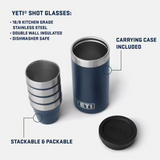 Shot Glasses & Case | Olive/Kingcrab Orange | YETI