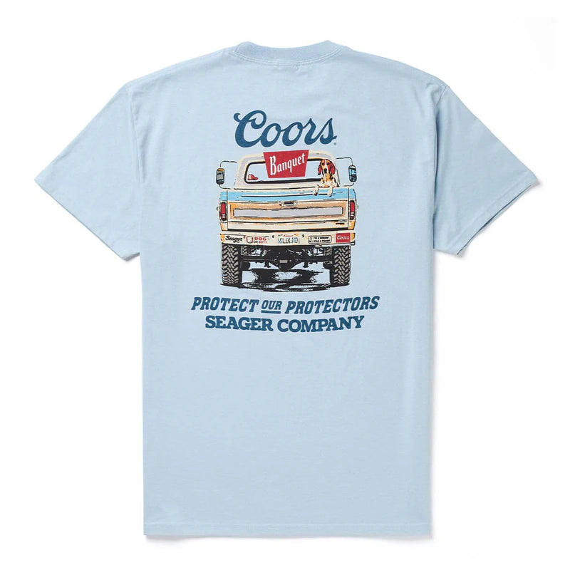 Bumper Tee | Blue | Seager Co. x Coors Banquet