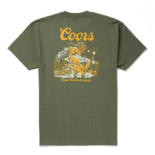 Preserve Tee | Surplus Green | Seager Co. x Coors Banquet