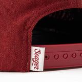 Uncle Bill Hemp Snapback | Red & White | Seager Co.