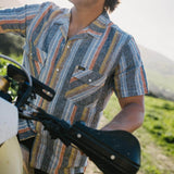 Whippersnapper S/S Shirt | Washed Stripe Navy | Seager Co.