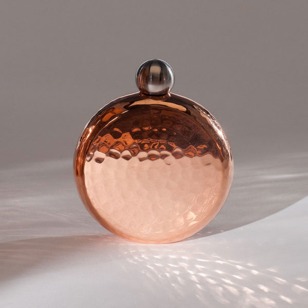 Espadín Luna Flask | 6oz | Sertodo Copper