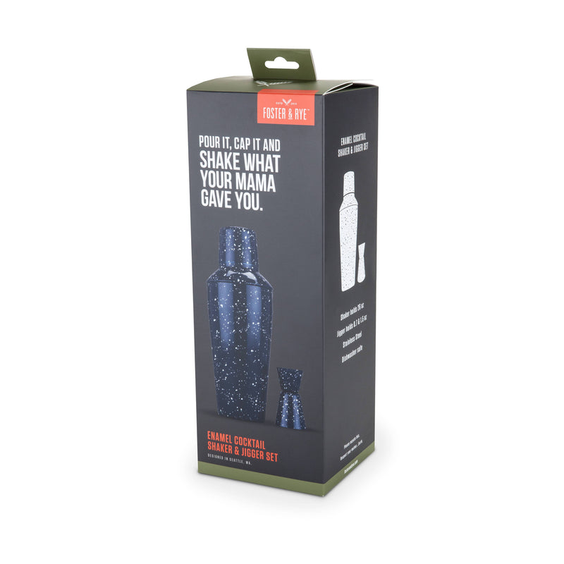 Enamel Camping Shaker & Jigger | Foster & Rye