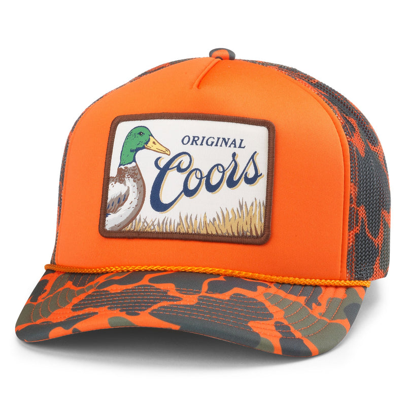 Coors Mallard Foamy Roscoe | Orange Camo | American Needle