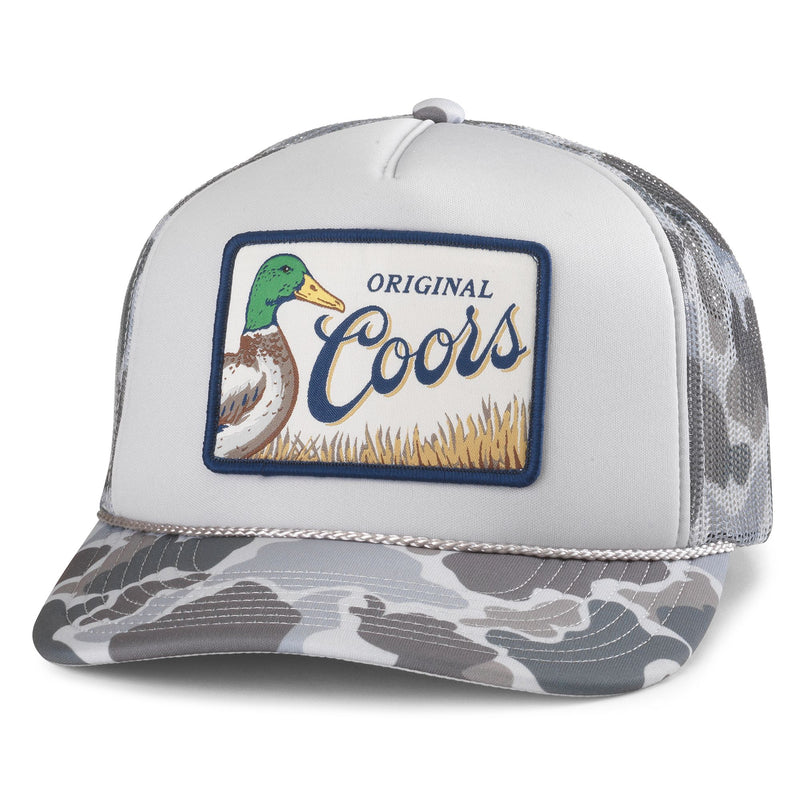 Coors Mallard Foamy Roscoe | Grey Camo | American Needle