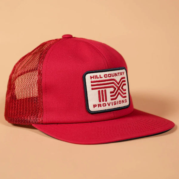 Cross Roads Trucker | Red | Texas Hill Country Provisions