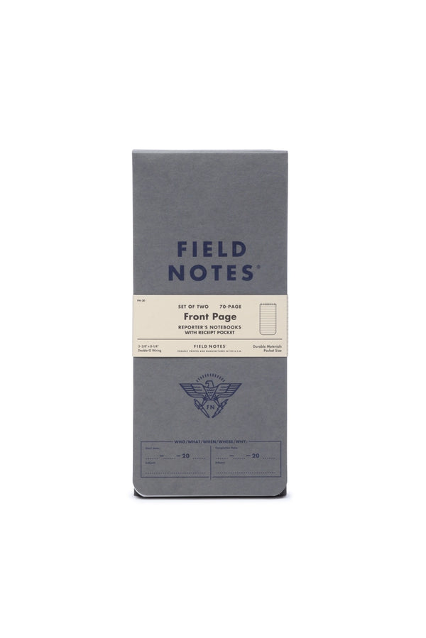 Front Page | 2-Pack Ruled | Field Notes