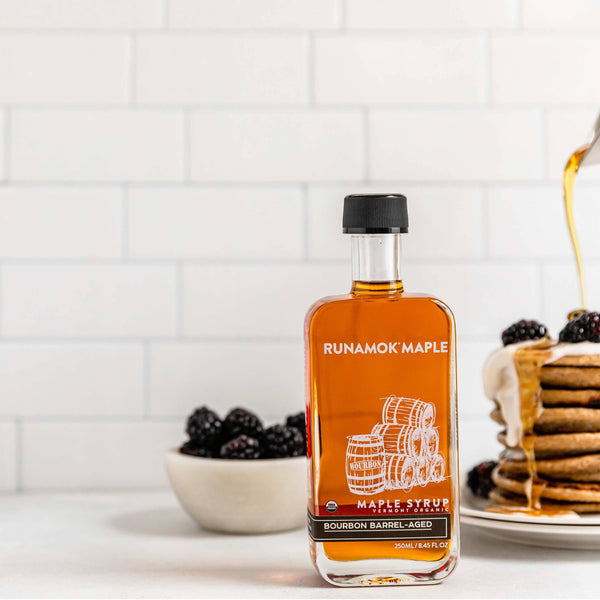 Bourbon Barrel-Aged Organic Vermont Maple Syrup | Runamok