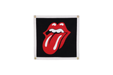 Lips Black Camp Flag | The Rolling Stones x Oxford Pennant