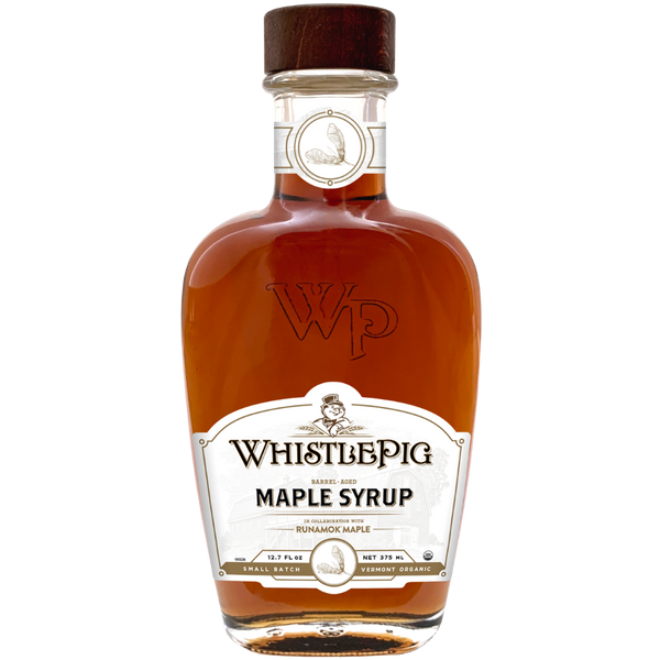 WhistlePig Rye Whiskey Barrel-Aged Organic Maple Syrup | Runamok