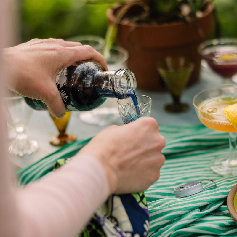 Butterfly Pea Flower Simple Syrup | Camp Craft Cocktails