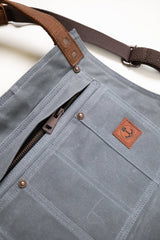 Canvas Shop Apron V2 | Olive | Iron & Resin