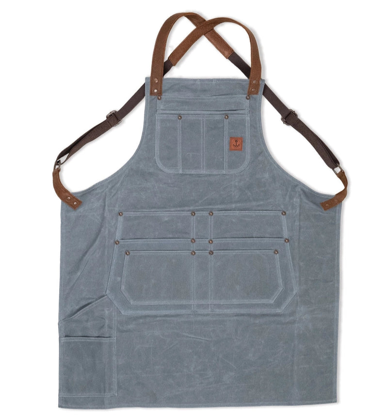 Shop Waxed Canvas Apron | Grey | Iron & Resin