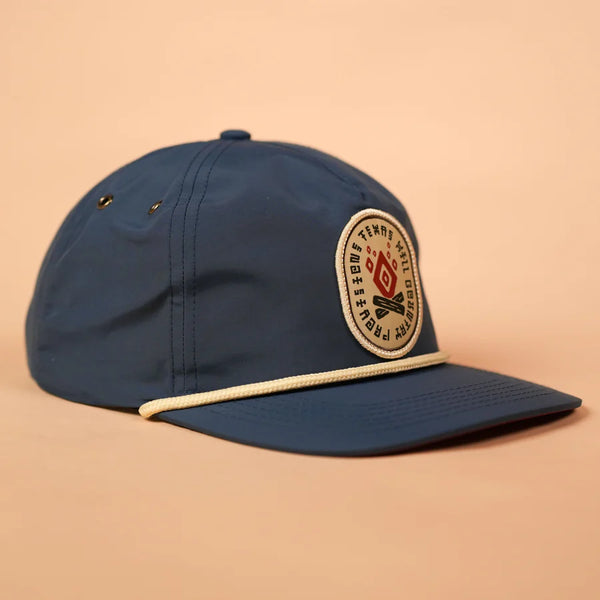 Fractal Fire Snapback | Blue | Texas Hill Country Provisions