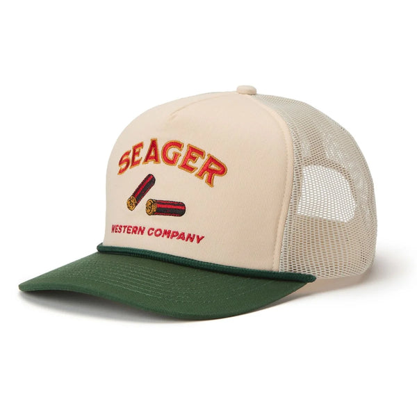 Gone Huntin' Snapback | Cream + Green | Seager Co.