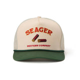 Gone Huntin' Snapback | Cream + Green | Seager Co.