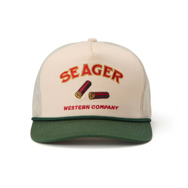 Gone Huntin' Snapback | Cream + Green | Seager Co.