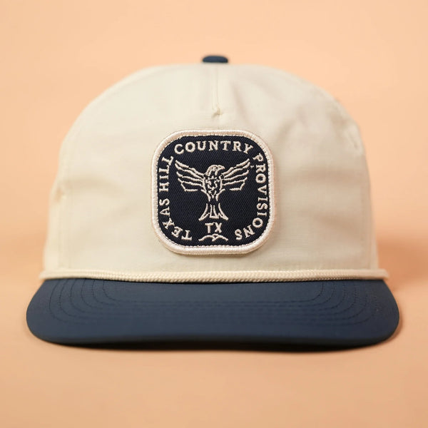 Higher Calling Snapback | Navy + White | Texas Hill Country Provisions
